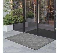 VEVOR Zerbino per Ingresso, 1562 x 914 mm, Tappetino Commerciale per Interni ed Esterni, Tappeto con Supporto, Tappeto Elegante d'Ingresso Lavabile Resistente per Corridoio, Balcone, Grigio