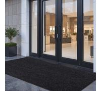 VEVOR Zerbino per Ingresso, 3048 x 914 mm, Tappetino per Interni ed Esterni, Tappeto Industriale a Righe con Supporto, Tappeto d'Ingresso Lavabile Resistente per Corridoio, Balcone, Grigio