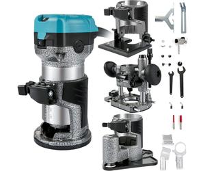 VEVOR710W Rifilatore Fresatrice Verticale per Lrgno con base Inclinabile e Tuffo