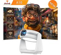 Vevshao A10 Smart Android 11.0 Proiettore 1080P con lampada WiFi 5G Proiettori portatili Supporto 4K Videoproiettore Home Theater HD