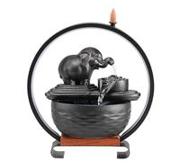 VEXDOSLE Fontane a Cascata da Tavolo Ornamenti d'Acqua da Tavolo Fontana della Fortuna con Acqua circolante Fontana Decorativa for Ufficio e Soggiorno Fontana per Gatti da Interno
