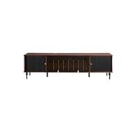 VEXDOSLE Mobile TV 200cm Centro Intrattenimento Rustico Legno Massiccio, Mobile con Deposito Retrò per Soggiorno Domestico per Alberghi & Sale Riunioni Mobili TV per Soggiorno