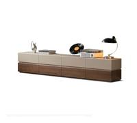 VEXDOSLE Mobile TV 240CM Centro d'intrattenimento in legno massello, Armadio a tutta altezza per soggiorno, Mobili bicromatici adatti anche agli alberghi Mobili TV per Soggiorno