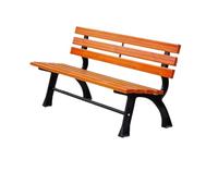 VEXDOSLE Panchina da Giardino per Esterni Panca Da Esterno Con Sedile, Panca Con Doppio Schienale, Sedia Quadrata For Il Tempo Libero All'aperto Panchina da Parco Panchine da Esterno