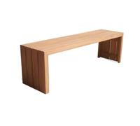 VEXDOSLE Panchina da Giardino per Esterni Panca Da Giardino Impermeabile In Legno Massello, Sedia Da Parco, Cortile, Balcone, Panca In Teak Panchina da Parco Panchine da Esterno(A 150CM)