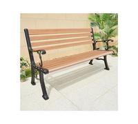 VEXDOSLE Panchina da Giardino per Esterni Panchina da parco for esterni, panca da esterno semplice con schienale, adatta for terrazza giardino a bordo piscina Panchina da Parco Panchine da Esterno