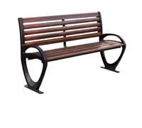 VEXDOSLE Panchina da Giardino per Esterni Sedia Da Parco Panca Da Esterno Sedia In Legno Di Plastica Doppia Panchina da Parco Panchine da Esterno(A)
