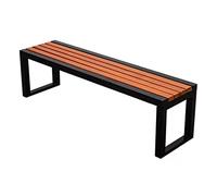 VEXDOSLE Panchine da Esterno Sedia da parco Panca esterno Giardino Tempo libero in legno Campo basket Riposo lunga in ferro battuto balcone