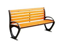 VEXDOSLE Panchine da Esterno Sedia Da Parco Panca Esterno In Plastica In Legno Doppio Schienale For Il Tempo Libero