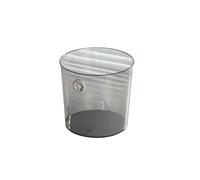 VEXDOSLE Pattumiera per Interni Pattumiera for uso domestico di grande capacità Cucina Bagno Soggiorno Ufficio Luce Cestino for la carta straccia trasparente di lusso Pattumiera per interni(S)
