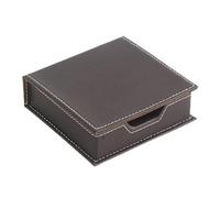 VEXDOSLE Porta biglietti da visita Business Leather Note Box Seat Note Paper Box Note Seat Note Small Card Box Porta biglietti da visita(B)