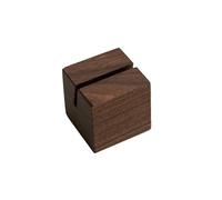 VEXDOSLE Porta biglietti da visita Semplice retrò noce faggio cartolina base for ufficio messaggio porta biglietti da visita porta biglietti da visita Porta biglietti da visita(Black,D)