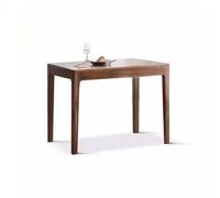 VEXDOSLE Tavolino da Caffè Tavolo da pranzo in legno massello rettangolare in noce nera Mobili ristorante negoziazione for la casa