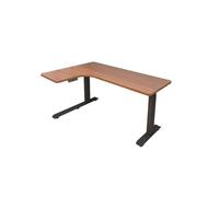 VEXDOSLE Tavolino da Tè Scrivanie per Computer Tavolo elevatore elettrico angolare in legno massello, scrivania for ufficio, da studio, banco lavoro a forma di L Tavolino da Caffè