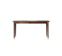 VEXDOSLE Tavolo da toeletta in noce nero largo 45 cm, for computer, lungo balcone, bar for la colazione, adatto for pranzare, studiare, lavorare e truccarsi Scrivania da Trucco