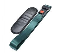 VEXIGO Cintura per la mobilizzazione delle estremità, Cinghia, Fascia destinata alla Terapia Fisica, Riabilitazione, Stretching, trazione Manuale e Mobilità con Cuscinetto Nero, 3 m(B)