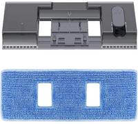 Vexilar Set di ricambio per serbatoio e mocio, include 1 serbatoio e 3 panni per mocio, compatibile con aspirapolvere senza fili V12