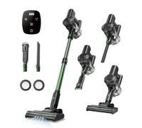Vexilar V9PRO Aspirapolvere Senza Fili 50KPa/60 Minuti,Silenzioso Scopa Elettrica Senza Filo Potente e display a LED,Aspirapolvere Verticale per Tappeti/Pavimenti/Peli/Domestici,Aspirapolvere Portatil