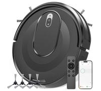 Vexilar W6+ Robot Aspirapolvere, Potente Aspirazione 2800 Pa, Rilevamento Intelligente, Lunga Durata, Adatto a Pavimenti, Tappeti e Peli di Animali