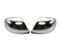 Vexilon 1 Pair Rearview Mirror Shell Cover, for, Q5 2009-2015 Q7 2009-2017 Matte Chrome ABS Wing Side View Protection Cap Tappo di copertura dello specchietto retrovisore e(With lane assist)