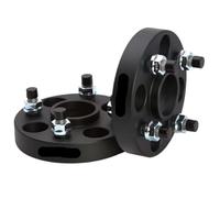 Vexilon 2 pezzi 15/20/25 mm PCD: adattatore distanziale ruota 4x98 a 4x108 Distanziali M12XP1.25 Dado, for Alfa Romeo, for Fiat, ruote modificate Distanziale per ruote(Black 58.1TO65.1 20MM)