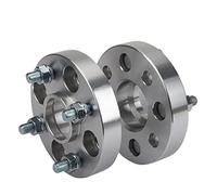Vexilon 2 pezzi 5/20/25/30/35mm PCD 4x100 foro centrale 60,1mm flangia adattatore distanziale ruota 4 fori, for auto M12XP1.5 12xP1.25 Distanziale per ruote(Black 30MM P12X1.5 SILVER)