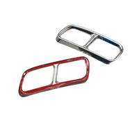 Vexilon 2 pezzi di rivestimento in acciaio inossidabile for tubo di punta, for, Q7 4m 2016 2017 2018 Rivestimento bocchetta aria