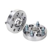 Vexilon 2 pezzi PCD 4x114,3 15/20/25/30/35 mm Hubcentric 60,1 Dado 12 *,25 Adattatori distanziali ruota, for auto a 4 fori Distanziale per ruote(Black 2PCS 35MM SILVER)