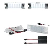 Vexilon 2 pezzi senza errore lampade a luce targa a LED, for Fiat punto Tipo Doblo Egea 500X 600 Bravo Linea 500L Multipla Albea Marea Luce targa auto(18 SMD)