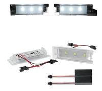 Vexilon 2 pezzi senza errore lampade a luce targa a LED, for Fiat punto Tipo Doblo Egea 500X 600 Bravo Linea 500L Multipla Albea Marea Luce targa auto(3 SMD)