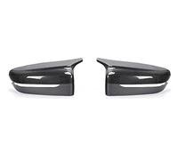 Vexilon 2Pcs Car Side Rear View Mirror Cover Replacement, for, 5 Series G11 G12 G30 G38 2017-2019 Bright Black Copertura specchietto laterale verniciabile(Carbon Grain Black)