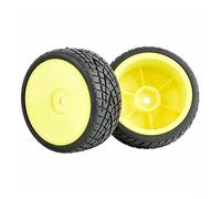 Vexilon 4 Pezzi di Pneumatici veloci con Inserto in Spugna, for HSP, 1/10 1.10 Touring Car Ruota Giocattolo(9070-8001)