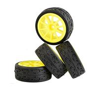 Vexilon 4 Pezzi Inserto Ruota in Spugna for Pneumatici Speed, for HSP, for HPI, 1/10 1.10 Touring Car Ruota Giocattolo(910Y-6092)