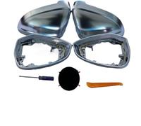 Vexilon 4PCs Set Rearview Mirror Case Side Shell Chrome Matt Cover Frame, for, A4 B9 A5 2017-2020 Tappo di copertura dello specchietto retrovisore e