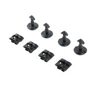 Vexilon 8PCS/4SET Gancio di traino for gancio di traino for paraurti posteriore Fermo for clip di copertura for gancio di traino Clip for coperchio for Discovery 3 4, for Range, Rover, Sport Copertura