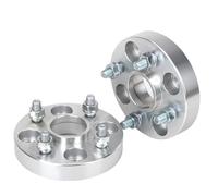 Vexilon Adattatore distanziale ruota 2 pezzi 15/20/25/30/35mm PCD 4x100 ID=OD=54,1mm, for Alto/, for Swift, /Alivio/Every/Ciaz/Spacia M12XP1.25 Distanziale per ruote(Black 2PCS 45MM SILVER)