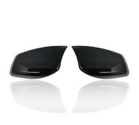 Vexilon Car Rear View Door Wing Mirror Side Cover Caps Shell Case, for, E60 E61 E63 E64 5 Series Model 2004-2008 Tappo di copertura dello specchietto retrovisore esterno dell'auto(Black One Pair)