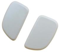 Vexilon Car Styling Paraurti Anteriore Testa Luce Lavafari Ugello di Spruzzo Tappo di Copertura Sinistra Destra, for Subaru, for Forester, 2005-2008 Copertura lavafari(BLACK Pair)