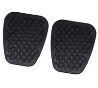 Vexilon Coperture del pedale della frizione del freno in gomma for auto, for, for JAZZ, misura 2002-2008 Copripedale per auto(BLACK 2Pc)