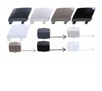 Vexilon Copri gancio for gancio di traino for paraurti anteriore/posteriore verniciato, for VW, Passat CC 2009-2012 Copertura per gancio di traino per auto(1 PCS Rear White)