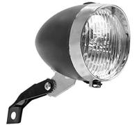 Vexilon Faro for bici retrò classico a 3 LED for scooter elettrico, for Xiaomi, M365 Pro Mi3 Pro2 anteriore Lampada di sicurezza antinebbia Luce anteriore a LED per scooter(Schwarz)