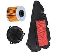 Vexilon Filtro dell'aria di aspirazione del motore della motocicletta, elemento filtrante in spugna, filtro dell'olio, for KYMCO, CK250T-16 ST250 17211-BAB7-C000 Filtro aria per moto(BLACK A Set)