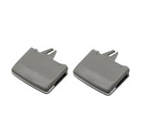 Vexilon Griglia di aggancio scorrevole for presa d'aria condizionata posteriore for auto, montante B, for, W166 W292 M ML GL GLE GLS 2012-2015 Clip per bocchetta di ventilazione(Rear Gray 2pcs)