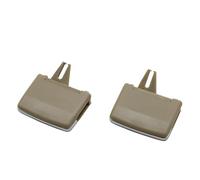 Vexilon Griglia di aggancio scorrevole for presa d'aria condizionata posteriore for auto, montante B, for, W166 W292 M ML GL GLE GLS 2012-2015 Clip per bocchetta di ventilazione(Rear Beige 2pcs)