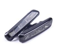 Vexilon Indicatore di direzione laterale for auto con lente nera LED, for BMW, for Serie 3 E46 1999 2000 2001 63138370719 63138370720 Luce di posizione laterale