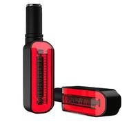 Vexilon Indicatori di direzione LEGGERI Lampeggiatore for moto Relè LUCE integrato for Indicatore universale for Spia luminosa per motocicletta(2PCS Red Yellow)