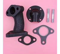 Vexilon Kit deflettore guarnizione marmitta di scarico GX390 GX340 13HP 11HP GX 390 340 Motore for tosaerba Pezzo di ricambio Kit silenziatore per motosega