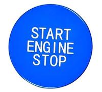 Vexilon Modanature interne per auto Sostituzione pulsante di accensione interruttore arresto motore avviamento, per Bmw 1 2 3 4 8, per X5, per X6 X7 Rivestimento dell'interruttore di accensione(Blue)