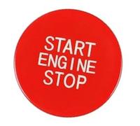 Vexilon Modanature interne per auto Sostituzione pulsante di accensione interruttore arresto motore avviamento, per Bmw 1 2 3 4 8, per X5, per X6 X7 Rivestimento dell'interruttore di accensione(Rot)