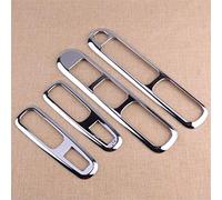 Vexilon Pannello bracciolo portiera auto argento, maniglia supporto alzacristalli interruttore pulsante copertura finitura, for Peugeot, 3008 2009-2013 2014 2015 Adesivo per portiera auto